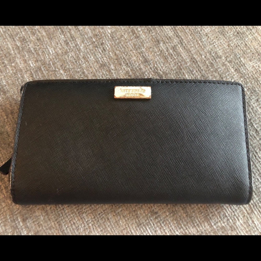 Kate Spade Black Leather Wallet